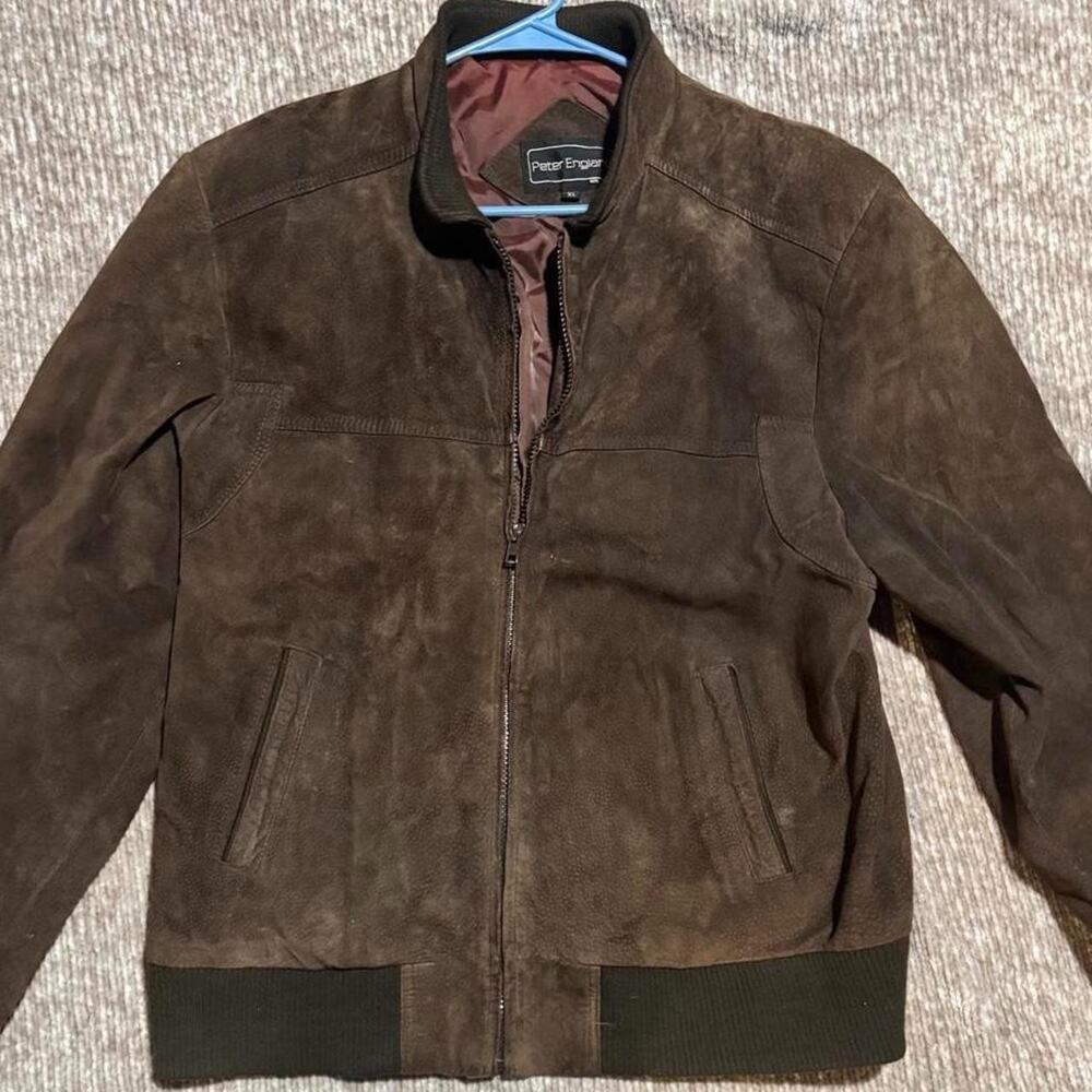 Vintage peter england genuine suede